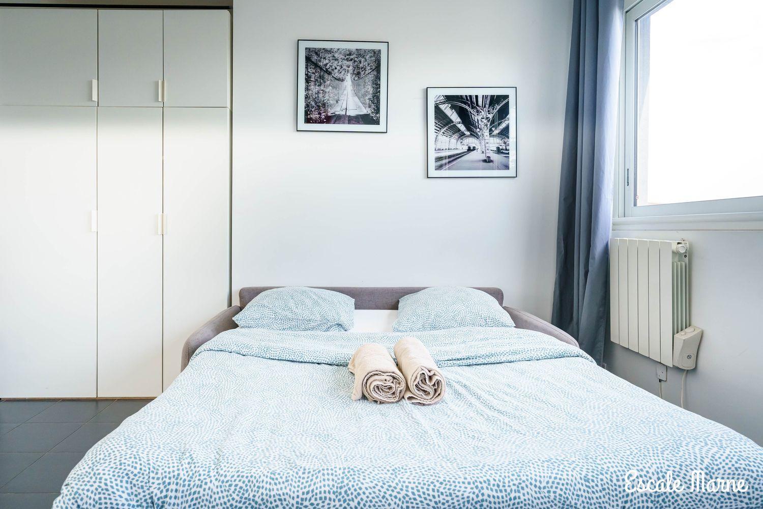 Escale-Marne Fr - 102 - Free Parking - Free Luggage Storage - All Equipped - Linen Included - Washing Machine - 10Mn Walk Metro 8 - Rer A - Panoramic View - From 1 To 4 Guests Maisons-Alfort Exterior foto